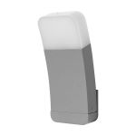 Ledvance Smart+ Wifi Wandleuchte Curve Silber außen 9W 520lm - 830 Warmweiß | RGBW - Dimmbar