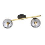 Emibig Deckenleuchte Splendi Stahl Schwarz | Geeignet für 2x E14 - Max 10W