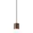 SLV Oculus Pendelleuchte Aluminium Bernstein 11W 780lm - 920-930 Dim To Warm | Höchste Farbwiedergabe - Dimmbar 